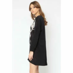 Religion Black Sweat Style Tunic Dress -Religion Shop unnamed file 123