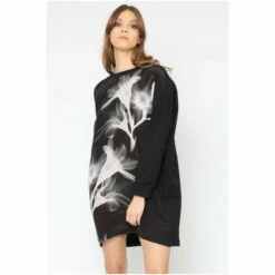 Religion Black Sweat Style Tunic Dress -Religion Shop unnamed file 125