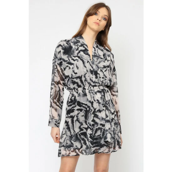 unnamed-file-133.jpg Religion Brown Faux Wrap Dress -Religion Shop unnamed file 133