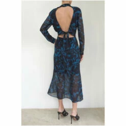 Religion Black Open Back Midi Dress -Religion Shop unnamed file 153