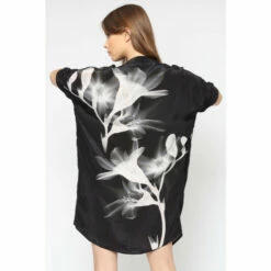 Religion Black Tunic Dress In Slinky Cupro With Pockets -Religion Shop unnamed file 167