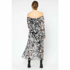 Religion Black/White Off The Shoulder Prosper Dress -Religion Shop unnamed file 192