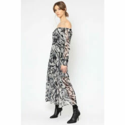 Religion Black/White Off The Shoulder Prosper Dress -Religion Shop unnamed file 193