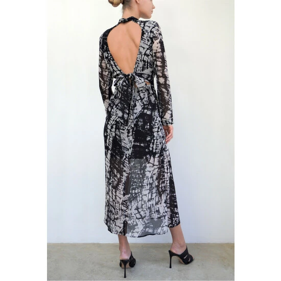 Religion Brown Open Back Maxi Dress 1 Religion Brown Open Back Maxi Dress
