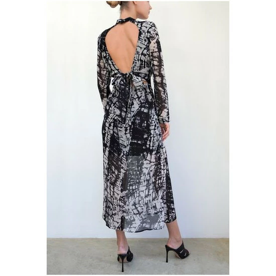 Religion Brown Open Back Maxi Dress 6 Religion Brown Open Back Maxi Dress - Image 6