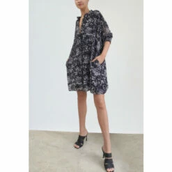 Religion Black Long Sleeve Oversized Shirt Dress 2 Religion Black Long Sleeve Oversized Shirt Dress -Religion Shop unnamed file 222