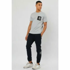 Religion Grey Regular Fit T-Shirt With Taslon Zip Pocket -Religion Shop unnamed file 254