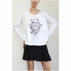 Religion Black Long Sleeve Constant Jersey Top With Embroidered Skull Artwork -Religion Shop unnamed file 268