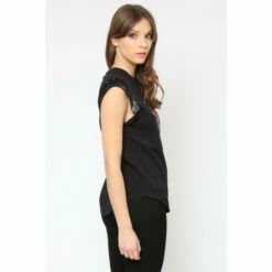 Religion Black Heart Tee With Rock Graphic And Embellished Sleeves 3 Religion Black Heart Tee With Rock Graphic And Embellished Sleeves -Religion Shop unnamed file 277