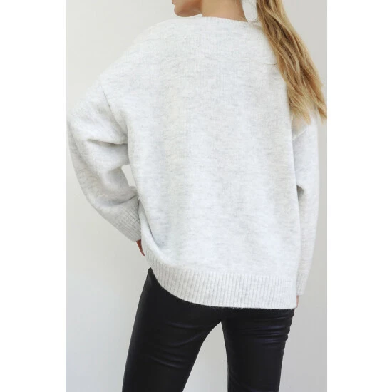 Religion White Slogan Jumper With Star Dust 5 Religion White Slogan Jumper With Star Dust - Image 5