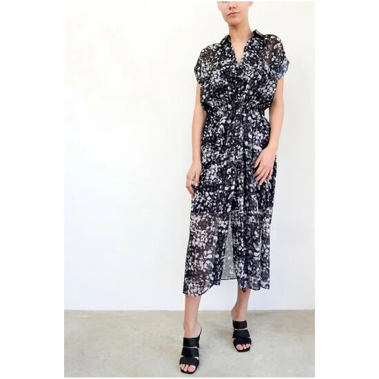 Religion Grey Print Desk To Dinner Shirt Dress 6 Religion Grey Print Desk To Dinner Shirt Dress - Image 6