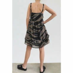 Alternative view of Religion Brown Reflect A-Line Mini Dress With Adjustable Straps
