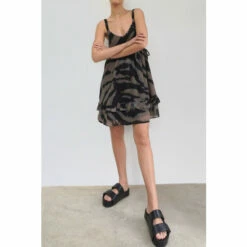 Religion Brown Reflect A-Line Mini Dress With Adjustable Straps 7 Religion Brown Reflect A-Line Mini Dress With Adjustable Straps -Religion Shop unnamed file 337