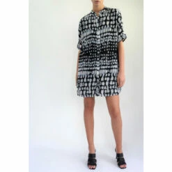 Religion Grey Tunic Shirt Dress