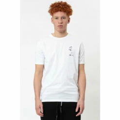 Religion White Classic Slim Fit Organic Core T-Shirt With Brand Logo