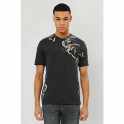 Religion Black Regular Fit T-Shirt