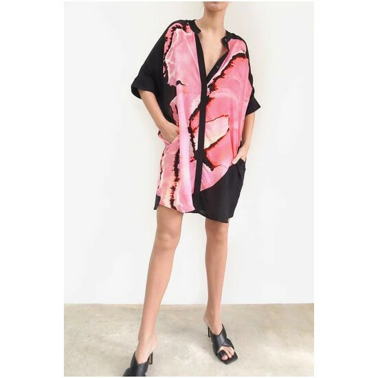 unnamed-file-46.jpg Religion Black Button Through Tunic Dress With Pockets -Religion Shop unnamed file 46