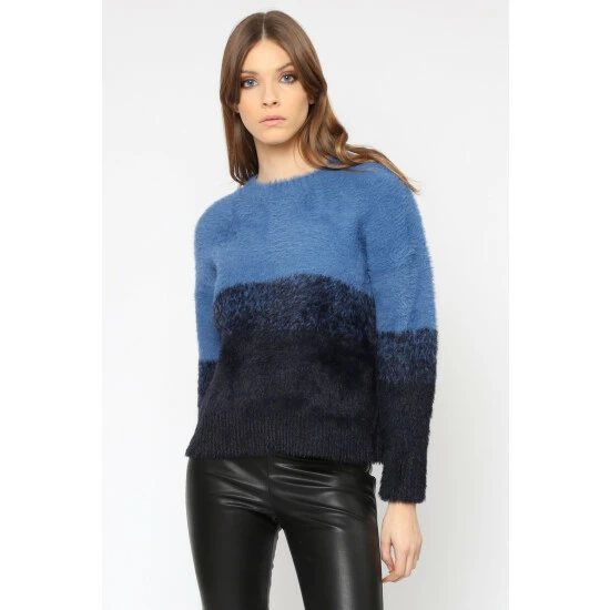 Religion Blue Grade Fluffy Jumper 2 Religion Blue Grade Fluffy Jumper - Image 2