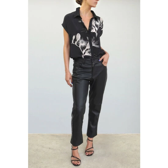 Religion Black Cap Sleeve Strike Shirt 1 Religion Black Cap Sleeve Strike Shirt