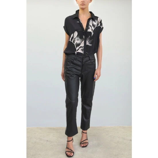Religion Black Cap Sleeve Strike Shirt 2 Religion Black Cap Sleeve Strike Shirt - Image 2