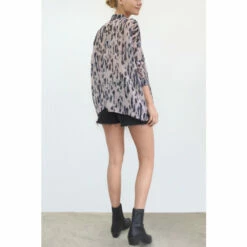 Religion Grey Print Oversized Sheer Boxy Maxi Shirt 2 Religion Grey Print Oversized Sheer Boxy Maxi Shirt -Religion Shop unnamed file 517