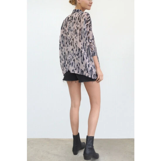 unnamed-file-517.jpg Religion Grey Print Oversized Sheer Boxy Maxi Shirt -Religion Shop unnamed file 517