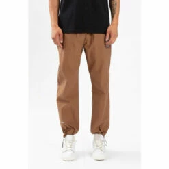 Religion Brown Relaxed Shape Pant With Pull Cord Hem For Adjustable Fit.