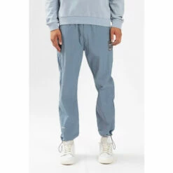 Religion Blue Relaxed Shape Pant With Pull Cord Hem For Adjustable Fit.