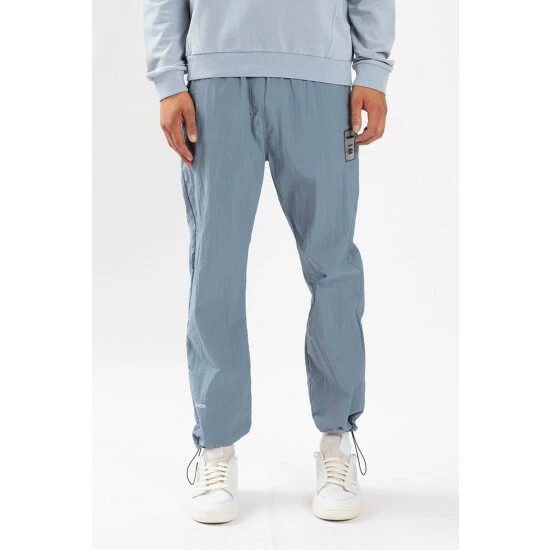 Religion Blue Relaxed Shape Pant With Pull Cord Hem For Adjustable Fit. 1 Religion Blue Relaxed Shape Pant With Pull Cord Hem For Adjustable Fit.