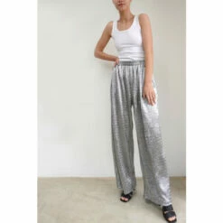 Religion Brown Metallic Wide Leg Grascious Trouser -Religion Shop unnamed file 593