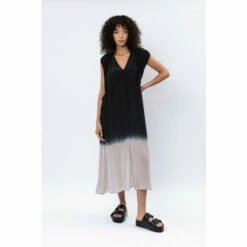 Religion Black Day Dress With Tied Shoulder Details And Pockets -Religion Shop unnamed file 63