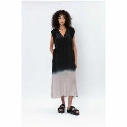 Religion Black Day Dress With Tied Shoulder Details And Pockets -Religion Shop unnamed file 65