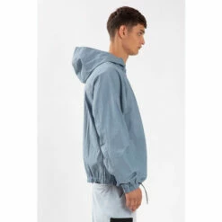 Religion Blue Over-Sized Fit Hoodie With Half Zip And Side Zip Detail -Religion Shop unnamed file 689