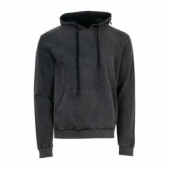 Religion Grey Fitted Hoodie With Pouch Pocket Patch Pocket On The Hood. -Religion Shop unnamed file 703