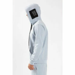 Religion Blue Fitted Hoodie With Pouch Pocket Patch Pocket On The Hood. -Religion Shop unnamed file 706