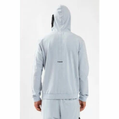 Religion Blue Fitted Hoodie With Pouch Pocket Patch Pocket On The Hood. -Religion Shop unnamed file 707