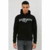 Religion Black Brushed Back Sweat Hoodie