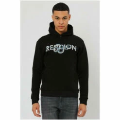 Religion Black Brushed Back Sweat Hoodie -Religion Shop unnamed file 719