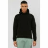 Religion Black Soft Brushed Pouch Pocket Hoodie With Taslon Zip