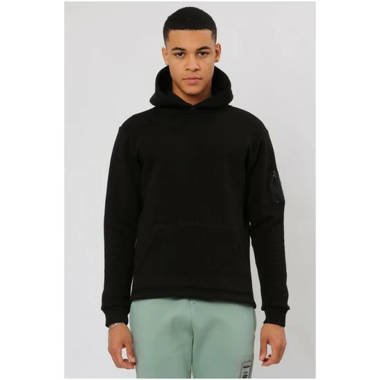 unnamed-file-724.jpg Religion Black Soft Brushed Pouch Pocket Hoodie With Taslon Zip -Religion Shop unnamed file 724