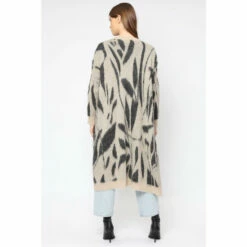 Religion Brown Maxi Lush Cardigan With Abstract Pattern 7 Religion Brown Maxi Lush Cardigan With Abstract Pattern -Religion Shop unnamed file 751