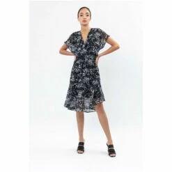 Religion Black Faux Wrap Dress -Religion Shop unnamed file 76