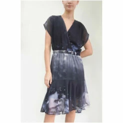 Religion Black Faux Wrap Dress -Religion Shop unnamed file 77