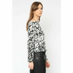 Religion Black Assymetric Monochrome Cosmic Jersey Top -Religion Shop unnamed file 798