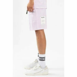 Religion White Relaxed Fit Shorts With Printed Branding And Patch. -Religion Shop unnamed file 809