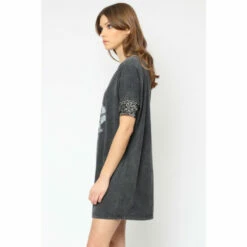 Religion Black Heart Tee Dress With Sequin Embellishment -Religion Shop unnamed file 81
