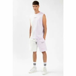 Religion White Relaxed Fit Shorts With Printed Branding And Patch. -Religion Shop unnamed file 810