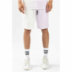 Religion White Relaxed Fit Shorts With Printed Branding And Patch. -Religion Shop unnamed file 811
