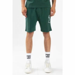 Religion Green Elasticated Waist Shorts