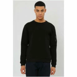 Religion Black Regular Fit Sweatshirt With Taslon Zip Pocket -Religion Shop unnamed file 862
